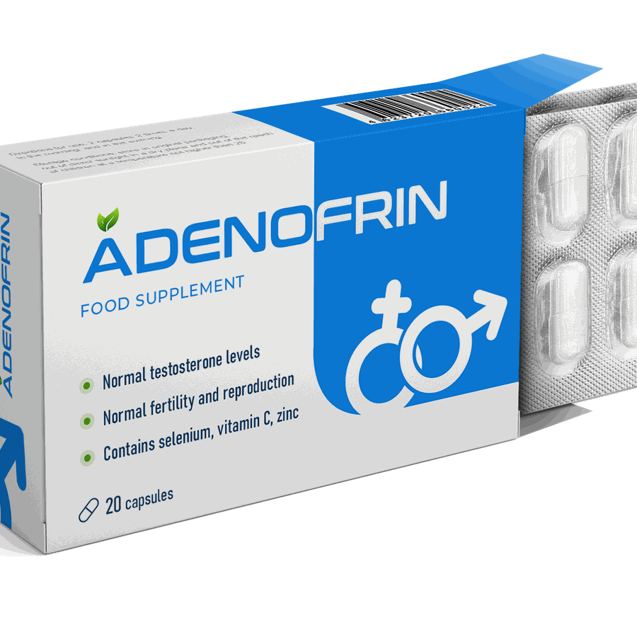 Cajas de Adenofrin con blíster de cápsulas