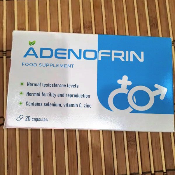 Cajas de Adenofrin con blíster de cápsulas