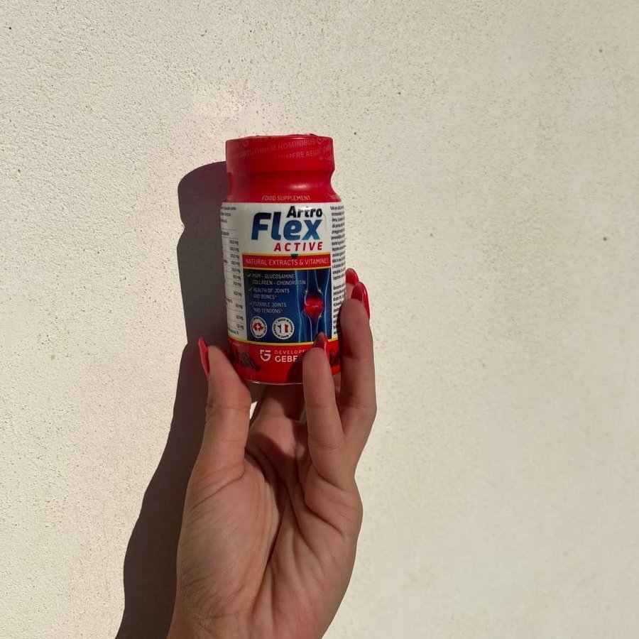 Frasco de cápsulas ArtroFlex Active de Geberich
