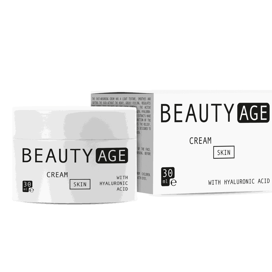Tarro de Beauty Age Skin con su caja