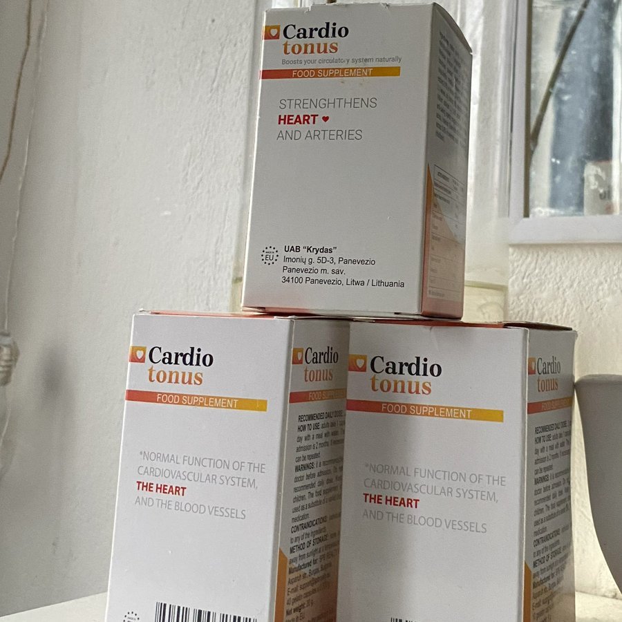 Bote y cajas de Cardiotonus