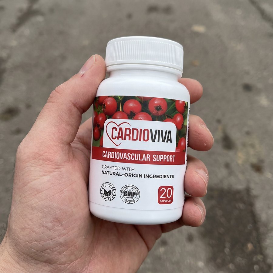 Frasco y caja de CardioViva