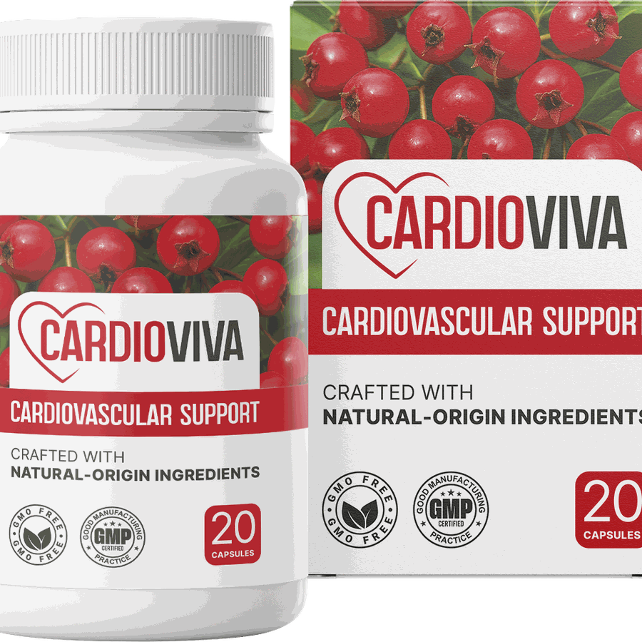 Frasco y caja de CardioViva