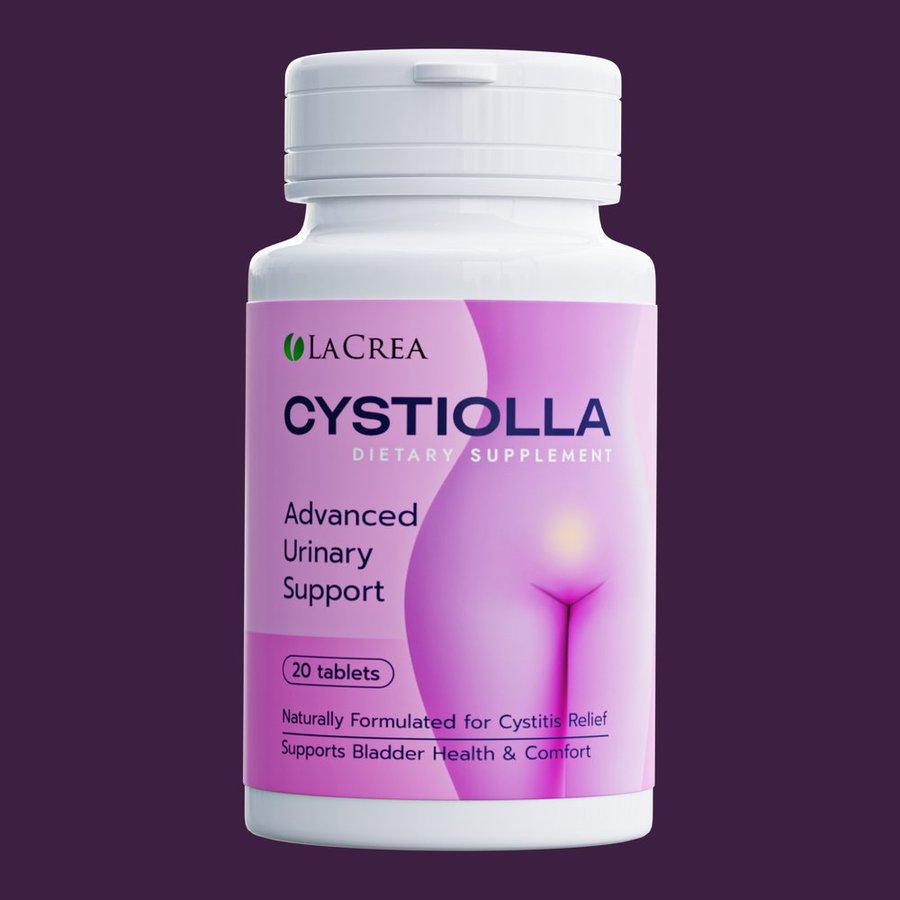 Frasco y caja rosa de Cystiolla