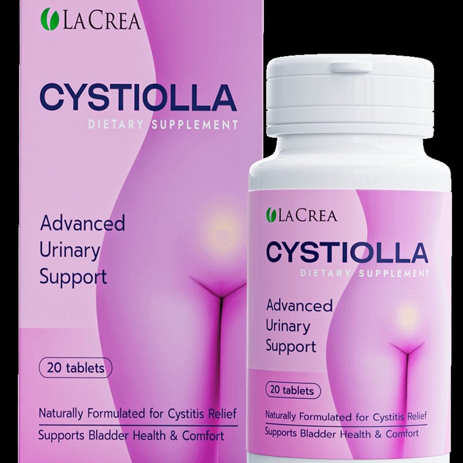 Frasco y caja rosa de Cystiolla