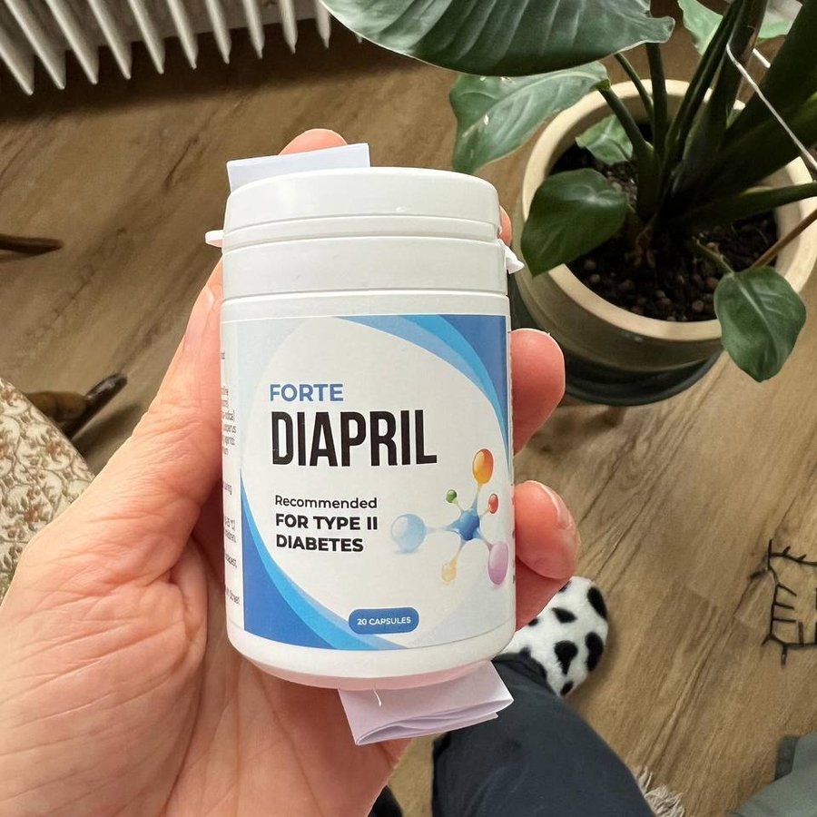 Diapril – 1 bote — veinte cápsulas
