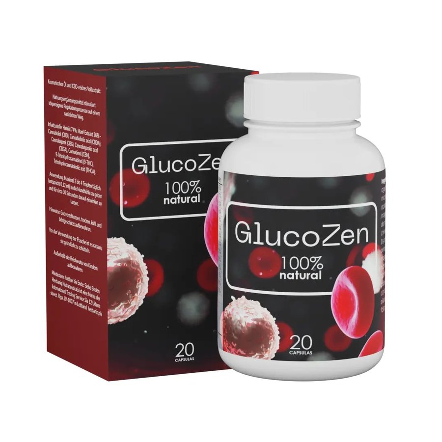 GlucoZen – 3 botes — sesenta comprimidos