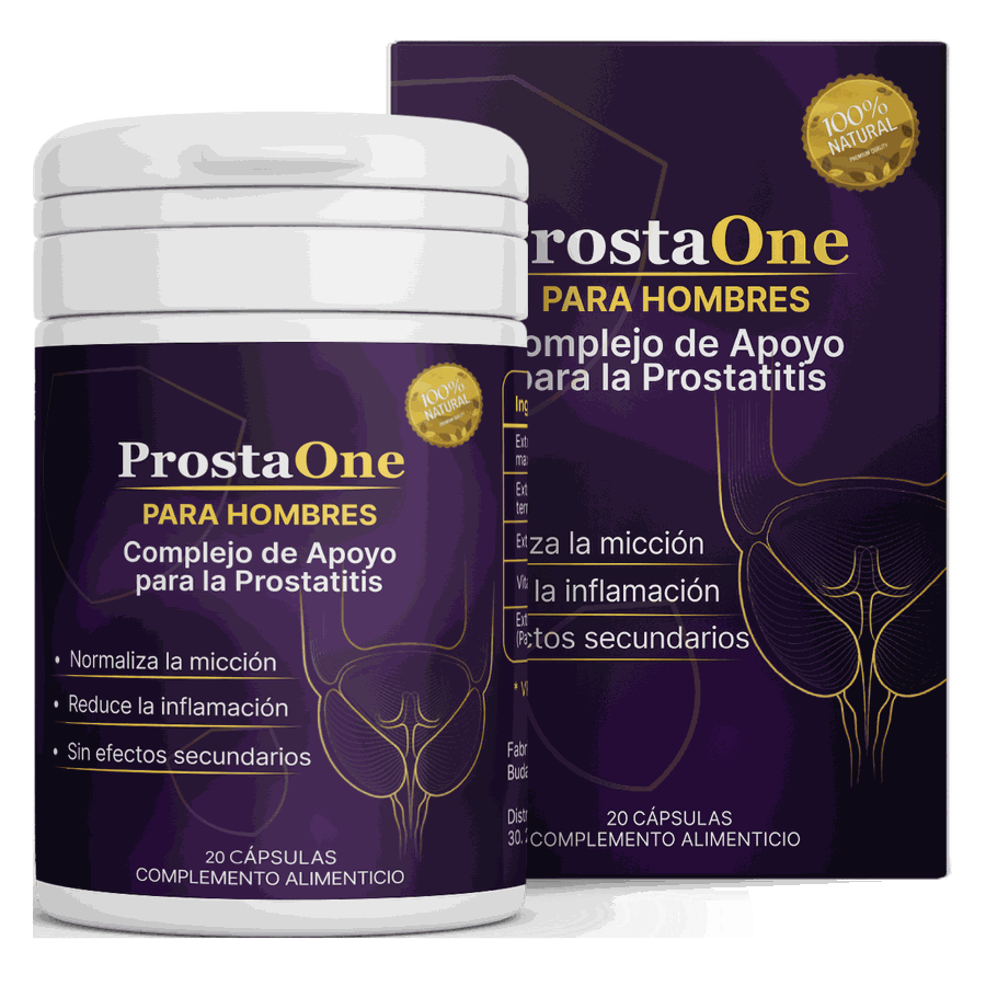 Bote y caja de ProstaOne