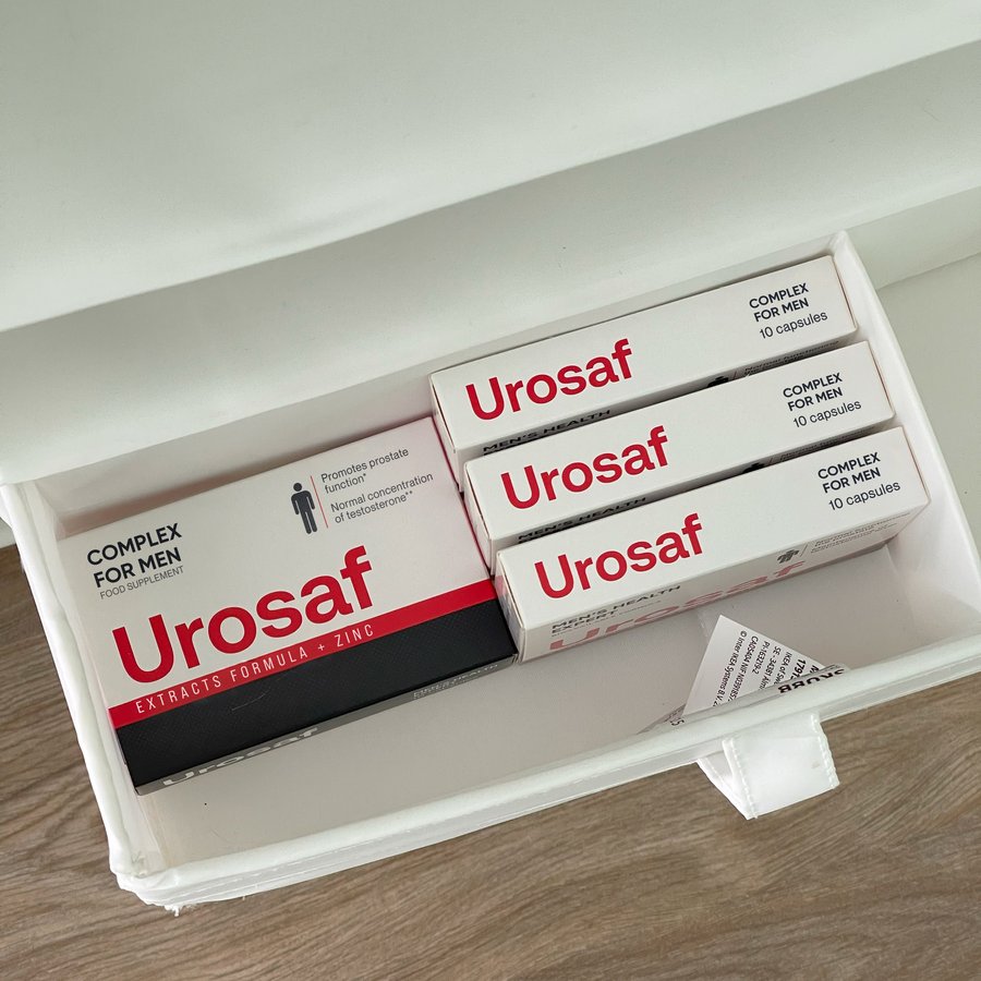 Urosaf – 3 cajas — varias cajitas de reserva