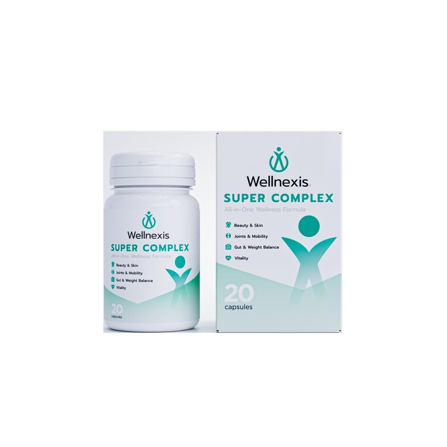 Caja y bote de Wellnexis Super Complex